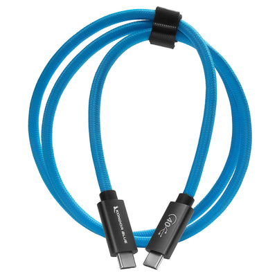 Thunderbolt 4 Compatible USB 4.0 Type C Cable Blazing 40G Speeds 5A 100W